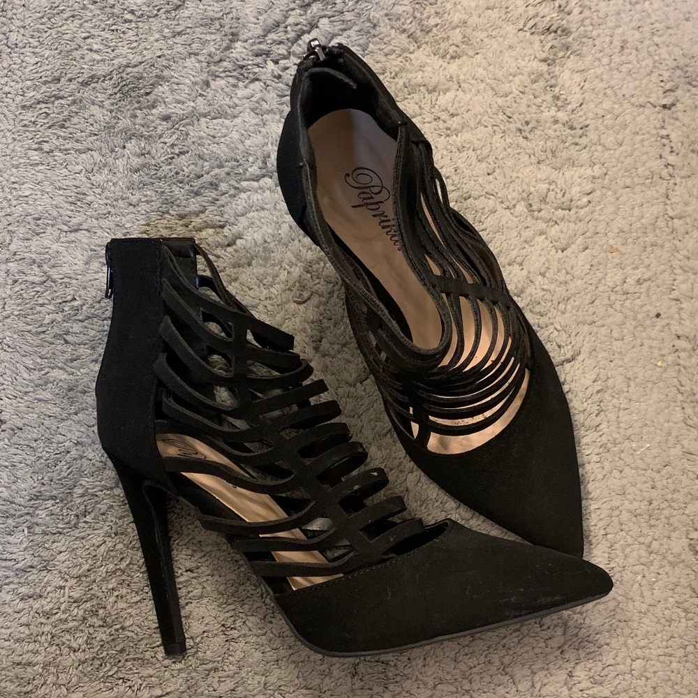 Black heels